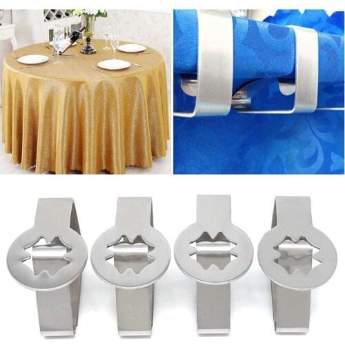 1pc Non-slip Dining Table Clip Steel Material Essential Clip Fixing Restaurant Kitchen For Picnic Tablecloth T7Y4