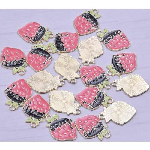 20Pcs/Lot Mix Crystal Animal Butterfly Charms Pendant For Jewelry Making Handcraft Necklaces Bracelet For Women Gift