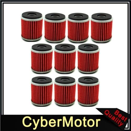 10x Fuel Oil Filter For Yamaha ATV Quad Dirt Motor Bike Raptor 250 YFZ450 WR250