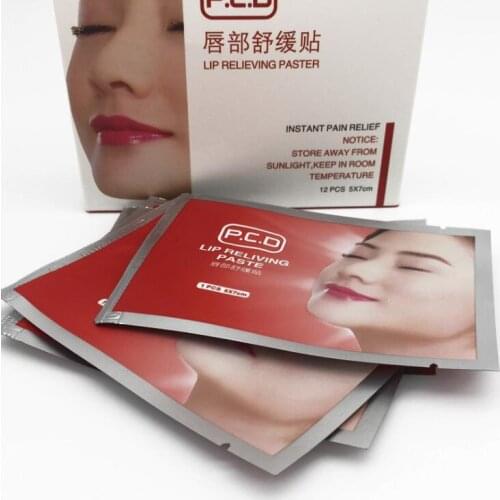 12pcs Microblading Soothing Relieving Paste Mask For Tattoo Painless Permanent Makeup Eyebrow Lip Accessories