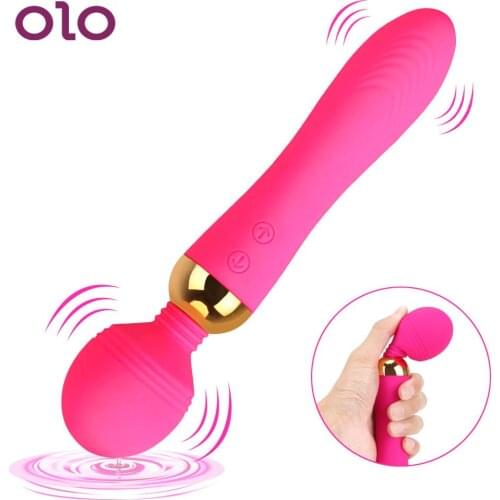 18 Speeds Powerful Body Massager AV Magic Wand Vibrator G Spot Clitoris Nipple Stimulator Sex Toys for Woman