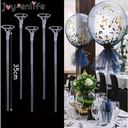 5pcs Ballons Accessories Balloon Holder Stand Ballon stick decor Christmas Kids Birthday Party Baby Shower Wedding Decoration