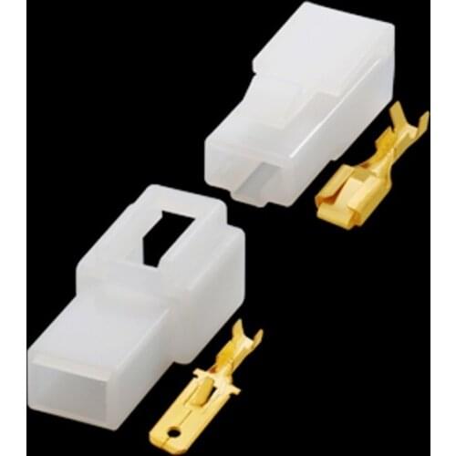 6.3 series All New 1 Pin DJ7011-6.3-11/21 ABS Plastic Electrical Wire Connectors Plug Male female Automobile Connector