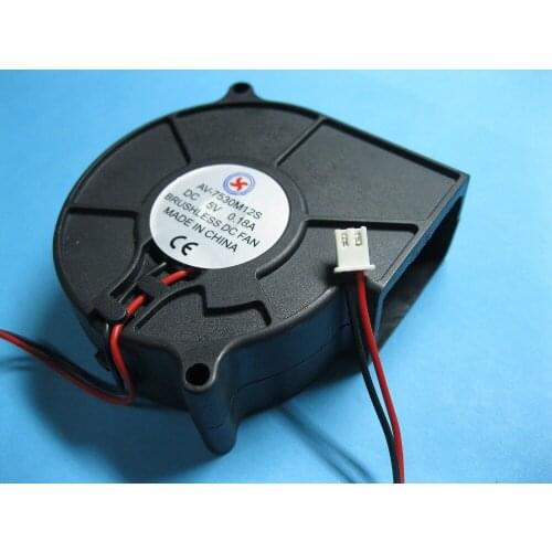 8 Pcs Brushless DC Blower Fan 5V 7530S 75x30mm Sleeve-bearing