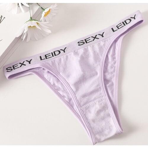 Brazilian Panties Sexy G-string Women Cotton Panties Seamless Underwear High Leg Cut Female Underpants Sexy Lingerie Thongs