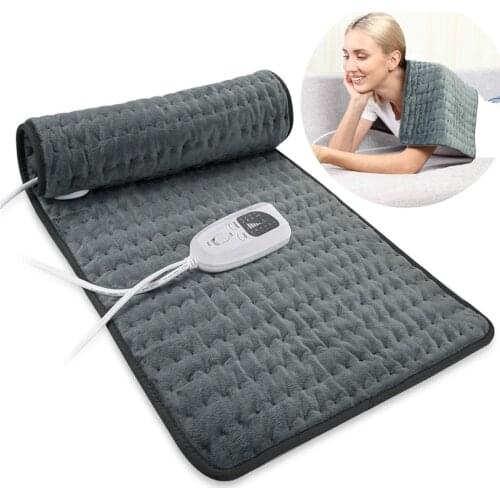 Electric Heating Pad Back Muscle Body Pain Relieve Hot Heated Warming Pad Mat
