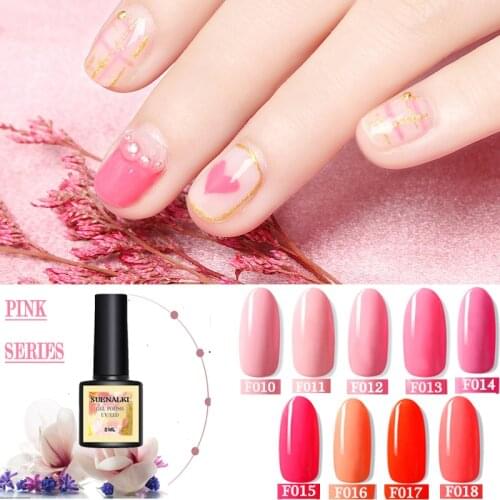 Gel Nail Polish All For SUENALKI Matte Top Base Coat Semi-Permanent Varnish Hybrid Glitter Soak Off UV LED Lacquer Shiny Color