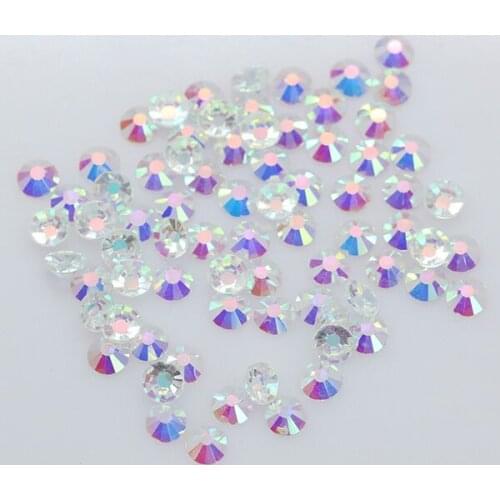 Sparking Light of heaven Non Hotfix Rhinestones Czech CrystalSS3-SS40 All Sizes Glass Flatback Wedding Nail Art Decorations