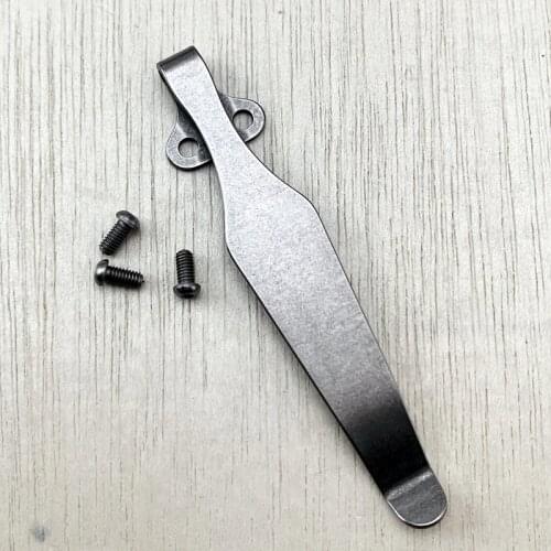 1piece Top Quality Blank Design TC4 Titanium Pocket Knife Clip Kydex Back Clips Waist Clips for Folding Knife