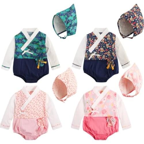 Kimono Newborn Baby Boys Girls Clothes Japanese Style Kids Rompers Pajamas Robes Bathrobe Uniform Clothes Infants costume A589
