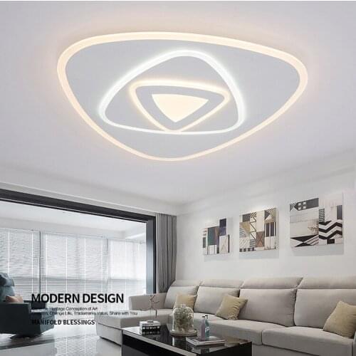 Ultra - thin living room lamp triangle LED ceiling lamp modern minimalist light in the bedroom acrylic room lighting