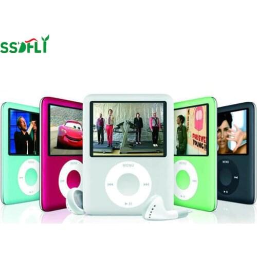 Ssdfly hot mini portable MP4 e-book built-in 8GB HIFI audio audio FM radio MP3Music play gift 1.8 Inch MP4 video player walkman