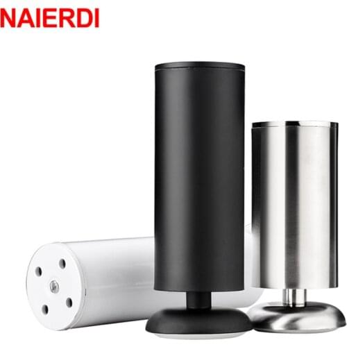 NAIERDI Stainless Steel 6CM-30CM Furniture Foot Adjustable Cabinet Legs Table Sofa Furniture Leg Table Feets Cabinet Table Legs
