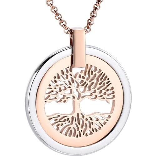 A very popular of life tree necklace abroad, although it can not be used for ash, but free lettering can also be commemorat