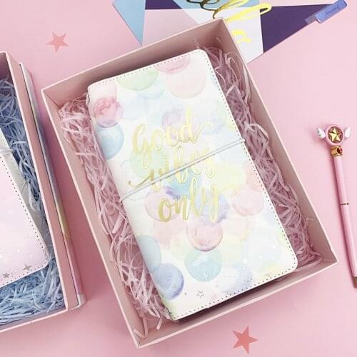 Original Travelers Notebook Rainbow Bubble Spiral A6 Planner Personal Diary/week Agenda Organizer School Stationery