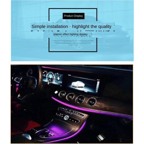 LED Car Foot Light Ambient Lamp With USB Wireless Remote Music Control Multiple Modes Automotive Interior Decorative Lights