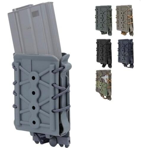 Tactical 5.56 7.62mm Magazine Pouches Molle Quick Release Rifle Pistol Mag Holster Case Box Waist Vest Carry Hunting Accessories