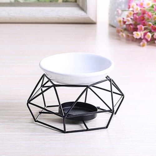Iron Aromatherapy Aroma Burner Aroma Oil Lamp Home Decor Essential Oil Decor DIY