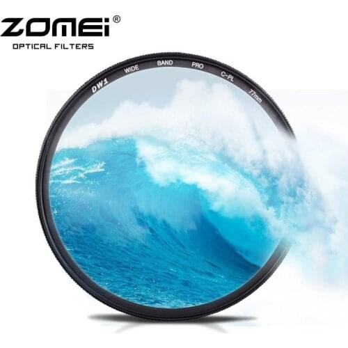Zomei CPL Circular Polarizer Polarizing Filter 49mm/52mm/55mm/58mm/62mm/67mm/72mm/77mm/82mm for Canon Nikon Sony Fuji Leica