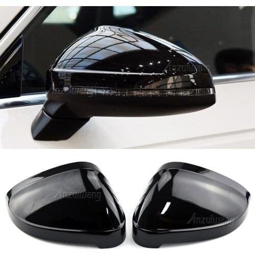 1 Pair Car Left & Right Door Side Rearview Wing Mirror Cover Cap Housing 528 Fit For Audi A4 S4 B9 A5 S5 RS4 8W0 857 527 8W0 857