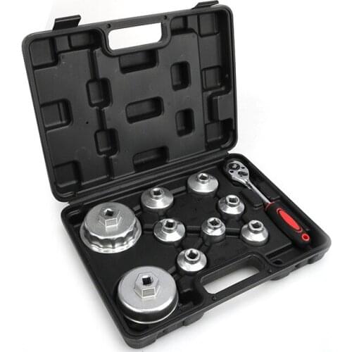 10pcs Cap type oil filter replacement oil grid assembly and disassembly filter set removal sleeve maintenan