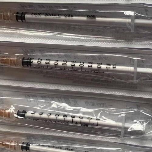 10pcs Sterile Hand Lip Injection Microneedle with Syringe for Lip Filler&Hyaluronic Acid Micro Needle Water Syringe Injectior