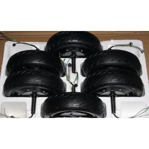 24V10 inch pneumatic tire 3-phase brushless hub motor is suitable for electric balance scooters,DIY push on-board heavy vehicles