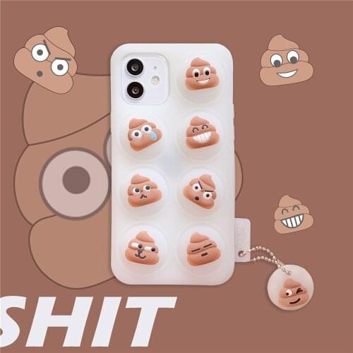 3d Spoof Phone Case for Apple iphone6 7 PLUS Push Bubble Relieve stress Fidget cover for iphone11 xs xr 12pro max mini dropship