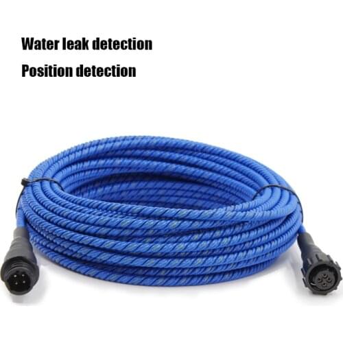 7.5M/15M high sensitivity Leak detection line positioning detection cable 4 core Water immersion induction wire