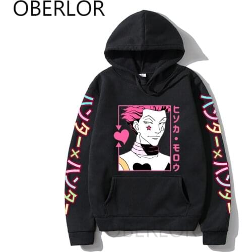 Anime Hunter X Hunter Hisoka Hoodies Fashion Men Women Sweatshirts Casual Hooded Graphic Streetwear New Design Hoodie