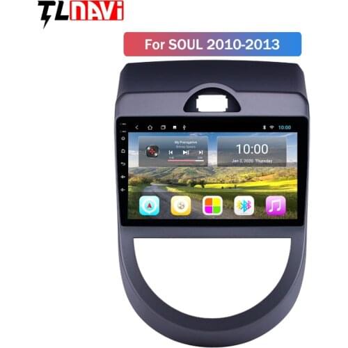 2G RAM Android 10 Double Din 9 inch Car Radio GPS Multimedia Unit Player For 2010 2011 2012 2013 Kia Soul support DVR SWC