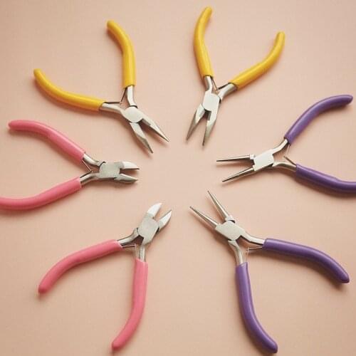 DIY trinkets hand-clamp jewelry special jewelry winding earrings earrings hand-made pliers cute candy color