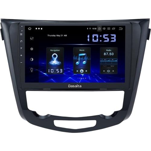 Dasaita 10.2" IPS Android 10 Car Radio for Nissan X-Trail T32 Qashqai J10 J11 2014 2015 2016 2017 2018 2019 GPS Navigation
