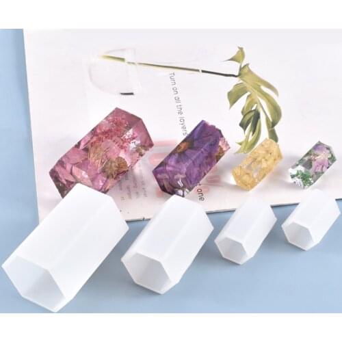 Diy Cup Silicone Mold Pen Holder Shape Epoxy Mold Hexagon Rround Molds For Resin Coaster/flower Pot/pen Holder/candle Holder