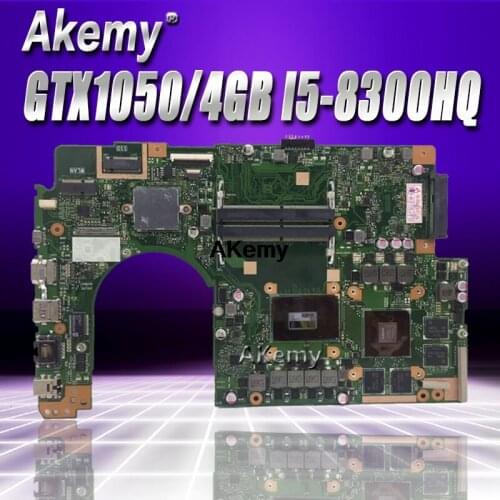 For Asus VivoBook Pro 15 N580G N580GD NX580G NX580GD Laptop Motherboard mainboard With/ GTX1050/4GB I5-8300HQ
