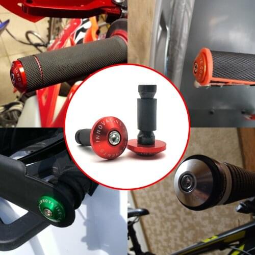 For Suzuki GSXS750 GSXR600 GSXR750 SFV650 SV650 1 Pair Universal Motorcycle Handlebar Cap Handle Bar Ends Racing handlebar