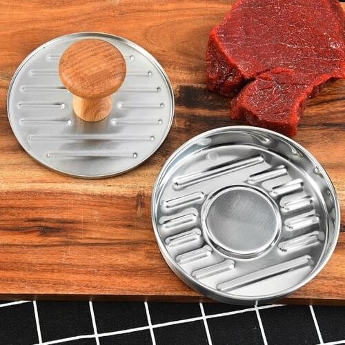Burger Meat Press Stainless Steel 304 Meat Pie Press Barbecue Baking Kitchen Tools
