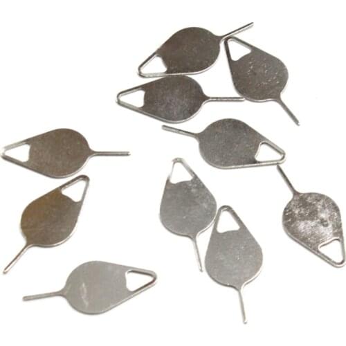 10Pcs/Set Specially Shape Sim Card Tray Opening Removal Tool,Eject Pin Tool Replacement for Multi-model Mobile Phone high qualit
