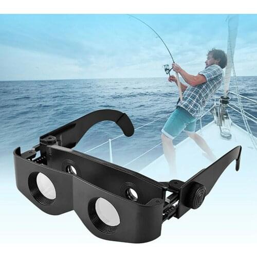 Compact Magnify Glasses Portable for Outdoor Fishing Adjustable Focus Telescope Magnifier Binoculars glasses High Definition