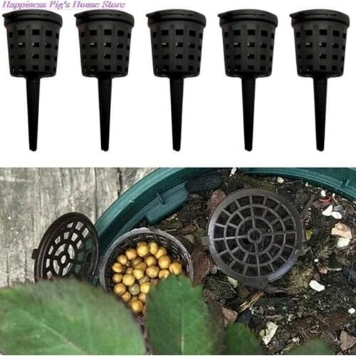 50 Pcs/pack Plant Fertilizer Baskets With Lid Orchid Cultivate Park Root Nursery Pots Bonsai Agriculture Aquarium Portable
