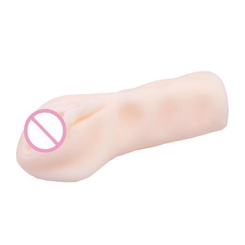 Men Sexy Toy Portable Soft Cup 3D Female Mold Rubber Massager Aircraft Cup Easy to stretch to fit on most men sex toys for men
