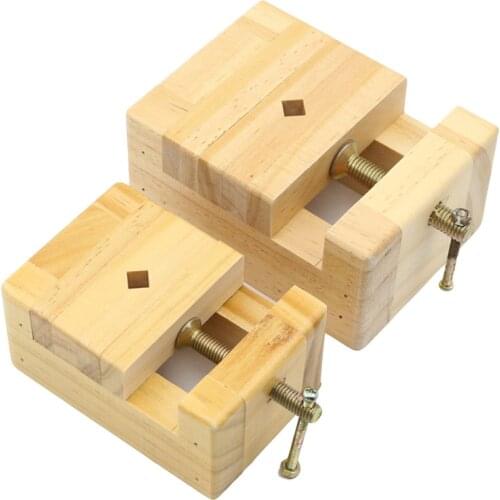 Solid Wood Engraving Bed Solid Wood Jig Stone Engraving Fixed Seal Cutting Tool Set Engraving Jig Table Clamp