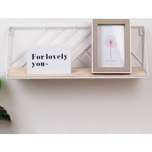 Mounted Floating Shelves Plant Flower Wall Mount Load Bearing Simple Style Decorative Wall Hanging Shelf for Home Decoration