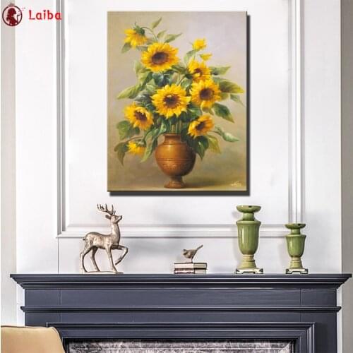 DIY round square diamond embroidery Classical Chrysanthemum pattern cross stitch kits 5d diamond painting rhinestone