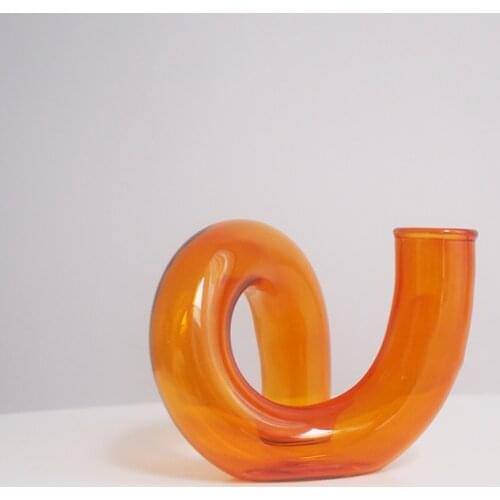 Glass Candle Holder For Home Decor Decorative Handmade Wedding Decoration Candle Holder Candlestick Holder