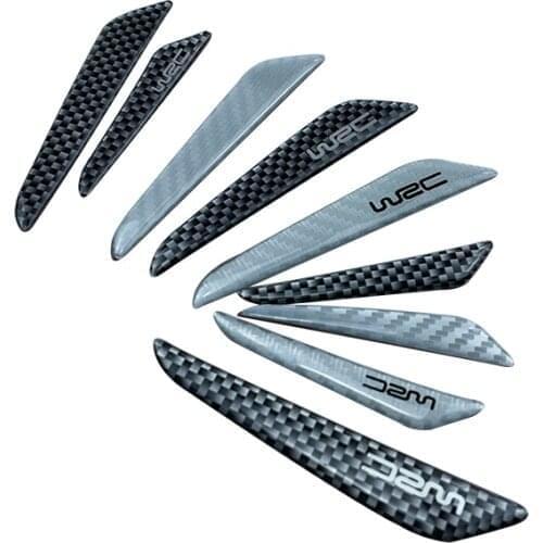 Universal Carbon Fiber Car Door Edge Guard Strip Scratch Protector Anti-Collision Corner Bumper Protective Strip Decoration