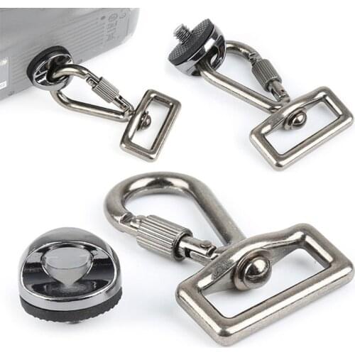DSLR SLR Camera 1/4" Screw Connecting Adapter Connecting Hook For Camera Shoulder Sling Neck Strap Belt Bag Case New