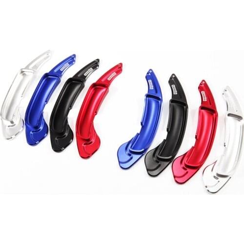 2pcs High Quality Aluminum Car Steering Wheel Shift Paddle Shifter Extension For Mazda RX-8 2008