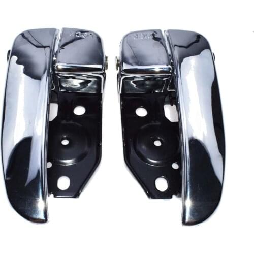 WOLFIGO 2Pcs Chrome Interior Door Handle Front or Rear Left & Right 826103D010 826203D010 Fit for 2002-2005 Hyundai Sonata