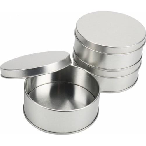 Dia 90mm Tin Storage Box 12pcs/lot Metal Storage Box Food Sundries Metal Organizer Container Women Round DIY Makeup Tin Case